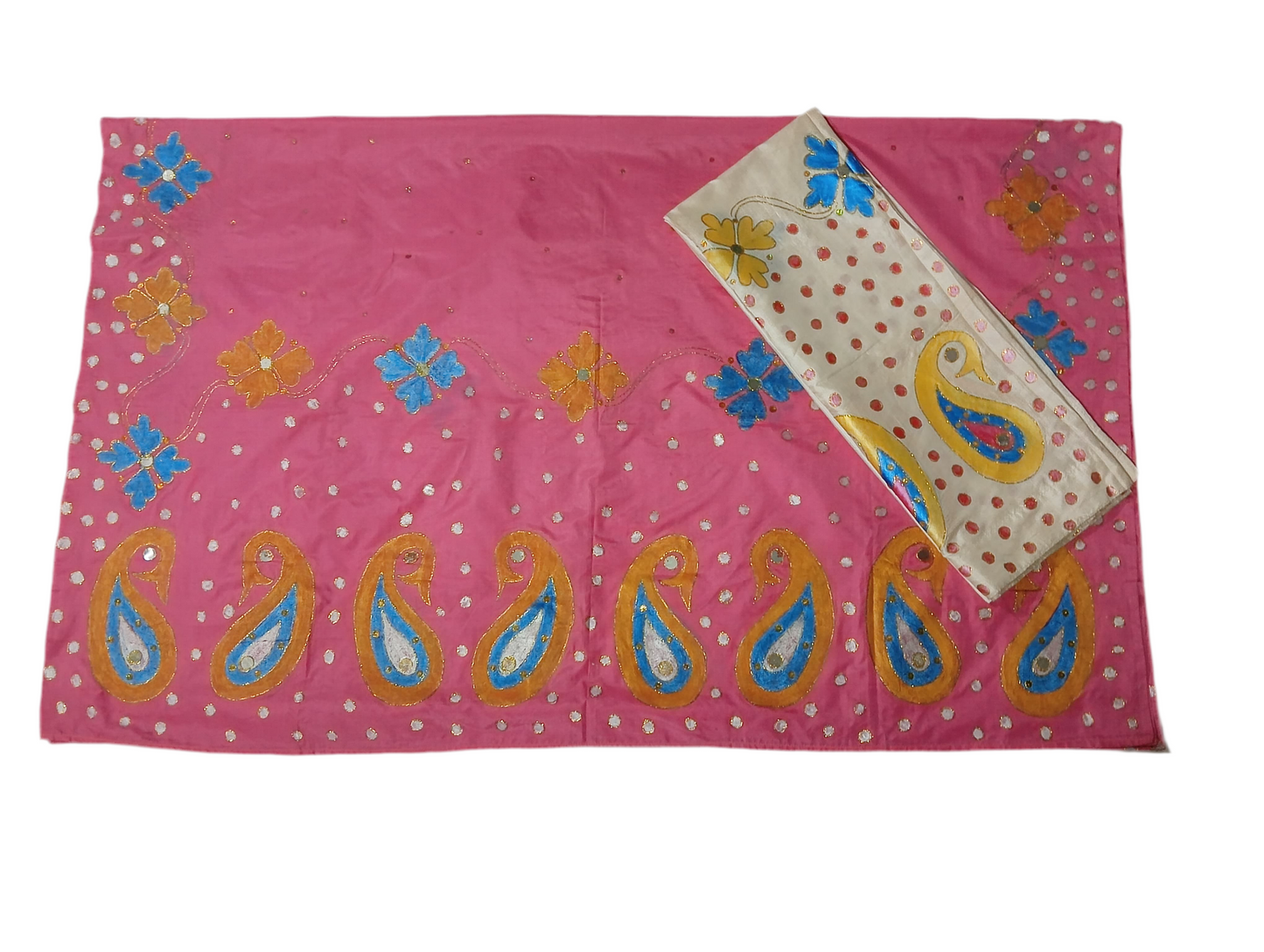 Hand-printed makhela sadar